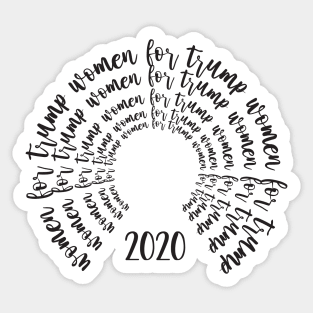 Women For Trump 2020 Sticker